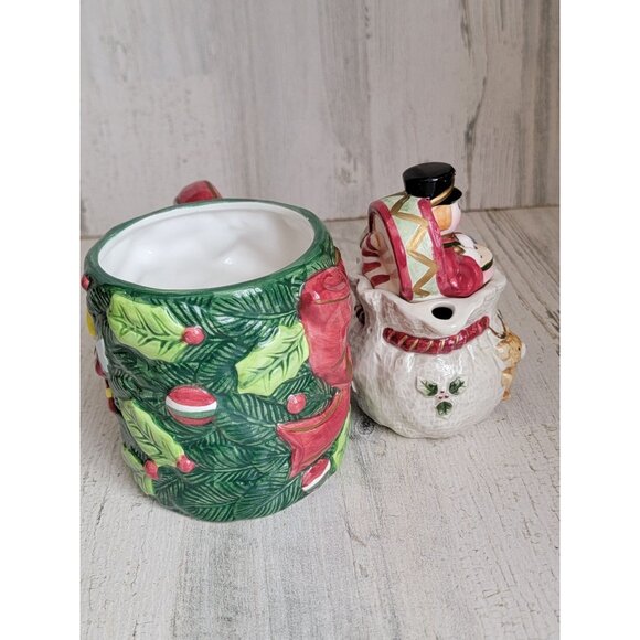 Vintage ceramic mug cup mini creamer pot angel toy xmas set decor - Picture 5 of 8